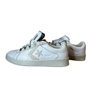 Converse x Pglang Pro Leather White